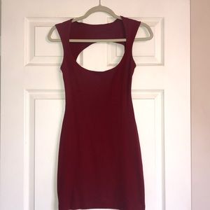 Burgundy body con American apparel